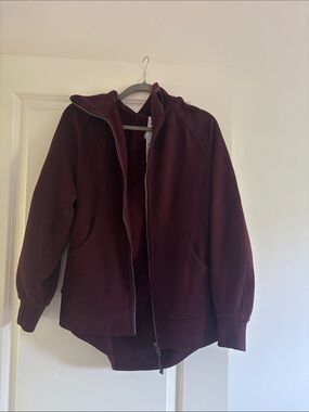 lululemon athletica Burgundy Full-Zip Hoodie
